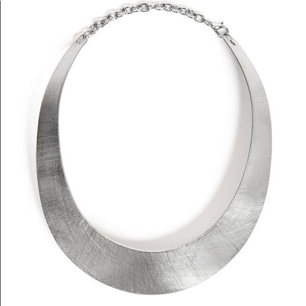 {GUESS} Olivia Silver-Tone Texture Necklce